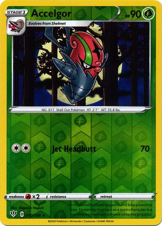 Pokemon Card Darkness Ablaze 10/189 010/189 Accelgor Rare Reverse Holo –  Yeet