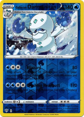Pokemon Card Darkness Ablaze 44/189 044/189 Galarian Darmanitan Rare R Yeet Pokemon Card Darkness Ablaze 44/189 044/189 Galarian Darmanitan Rare R Yeet