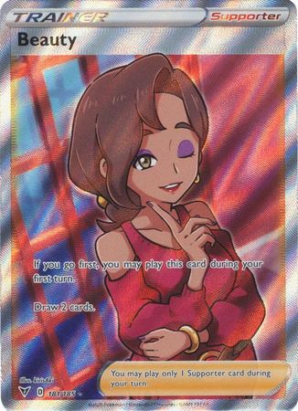 Pokemon Card Vivid Voltage 181/185 Beauty Supporter Full Art
