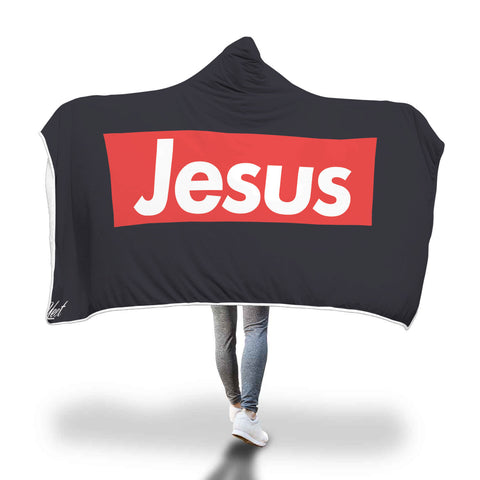 Jesus is Supreme Hoodie Blanket