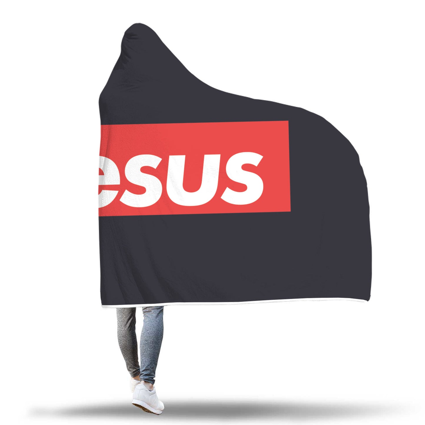 Jesus is Supreme Hoodie Blanket