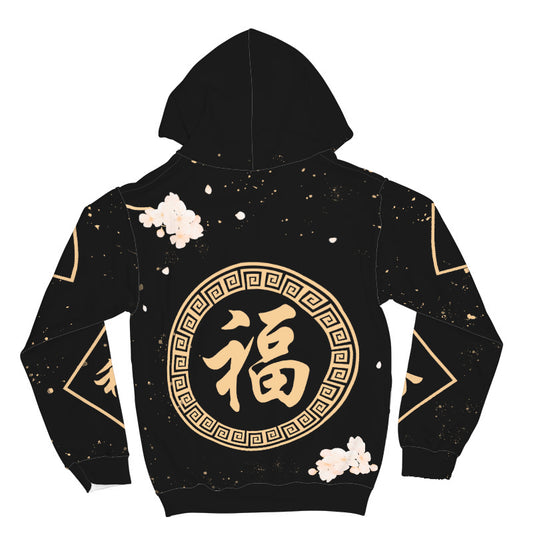 Jet Black 红包 Sakura Hoodie