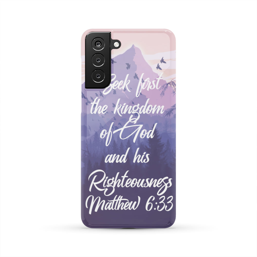 Matthew 6:33 Phone Case