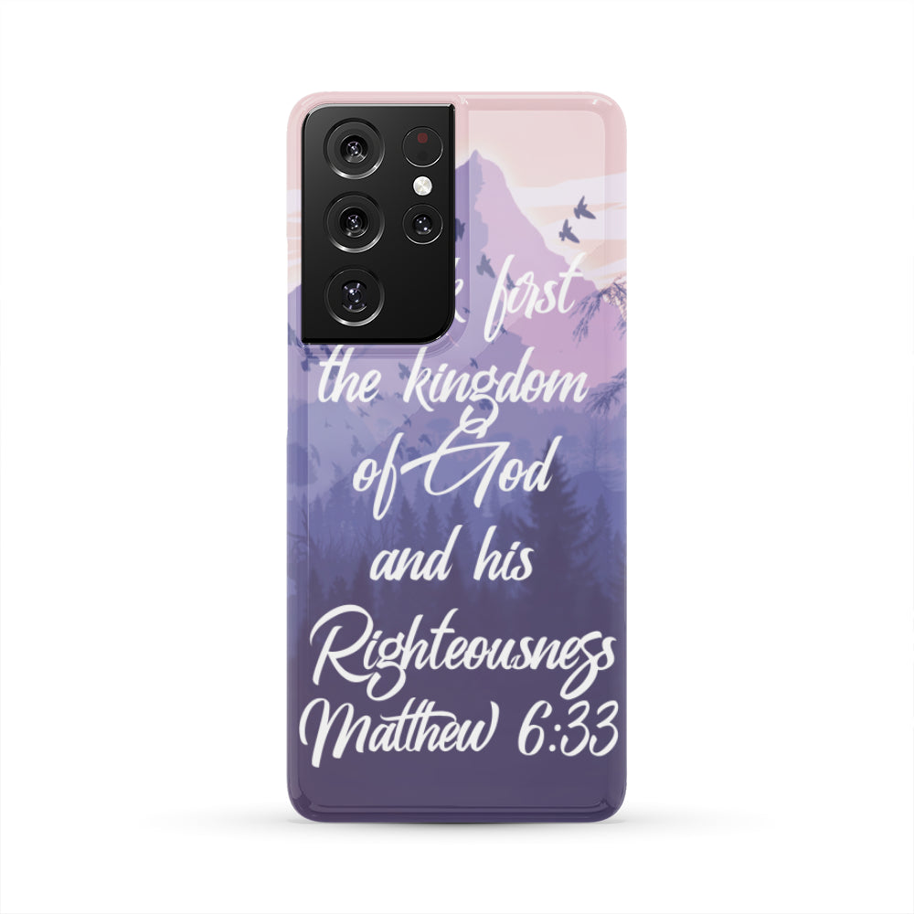 Matthew 6:33 Phone Case